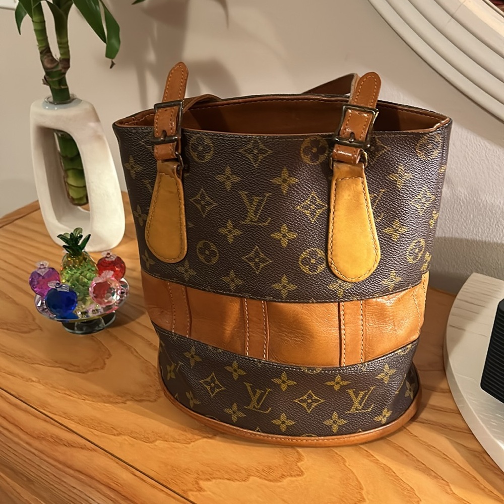 Louis Vuitton Rare Vintage Bucket Bag PM 100% Authentic